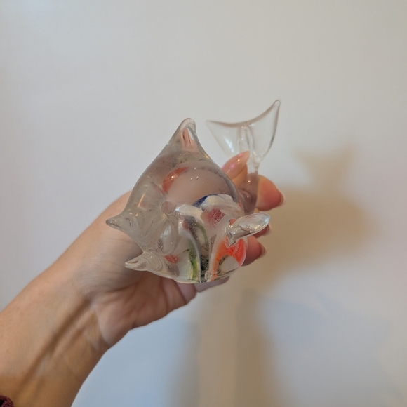 Colorful Glass Fish Figurine - Picture 6 of 7